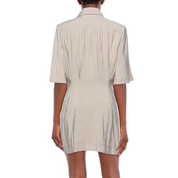 NWT ba&sh Cara Button Front Shirt Dress - Picture 2 of 6